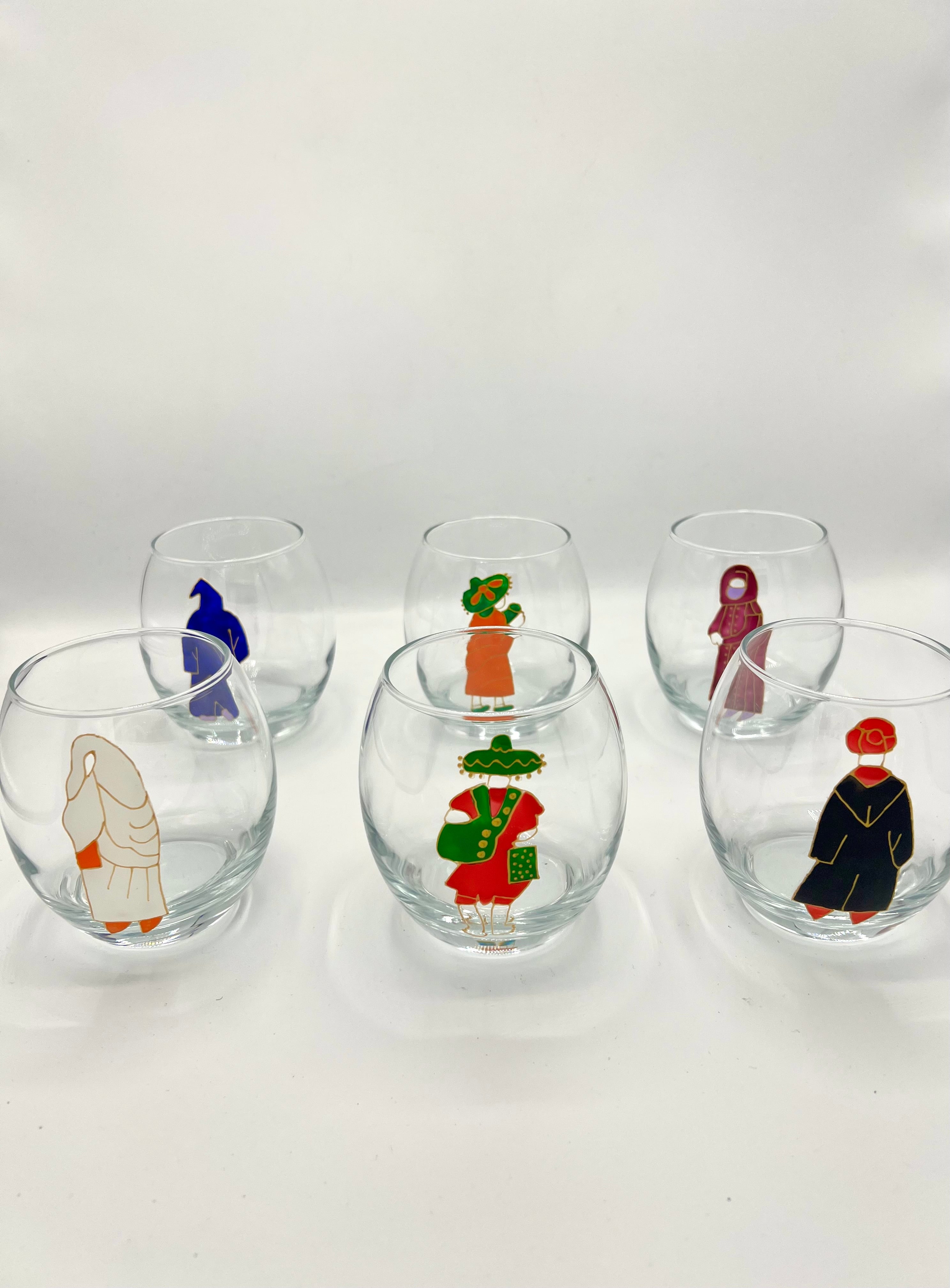 Lot de 6 verres à jus