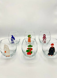 Lot de 6 verres à jus
