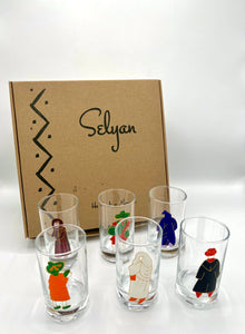 Coffret 6 Verres - Fait Main Mod2