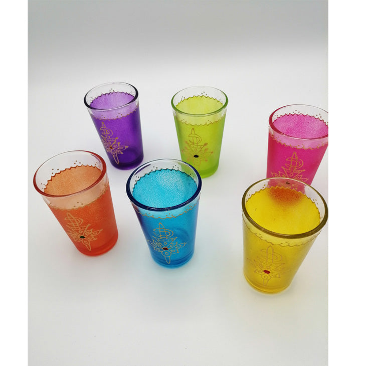 Lot De 6 Verres ' Costume Traditionnel Marocain' – SELYAN