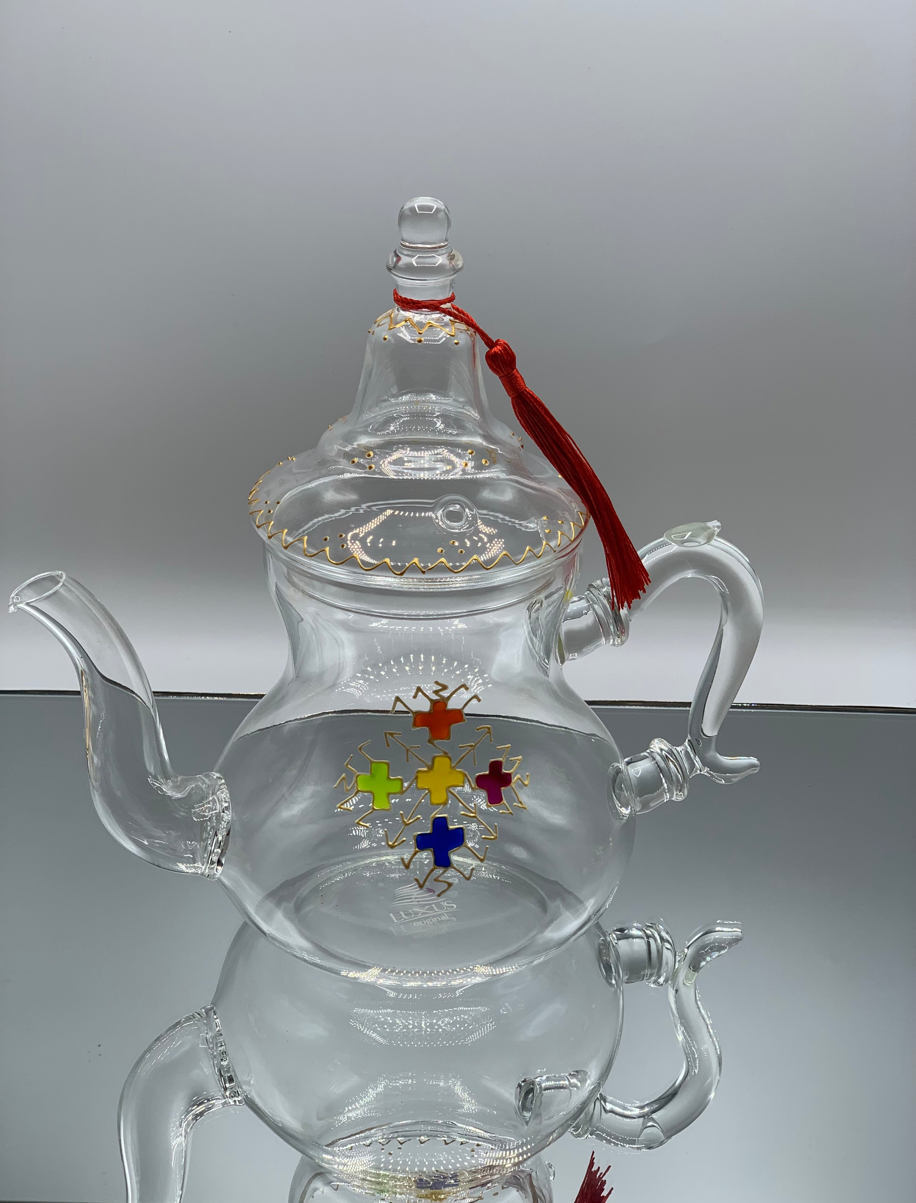 Théière en verre